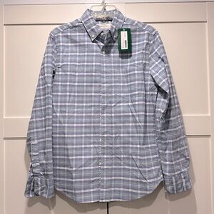 NWT Stitch Fix Hawker Rye Stretch Oxford Button-Up Long Sleeve Collared Sz S